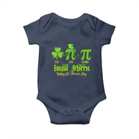 Funny Teacher St Patricks Day Baby Onesie Irish Math 3.14 Pi Shamrock Teacher Happy Day