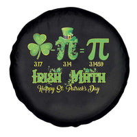 Funny Teacher St Patricks Day Spare Tire Cover Irish Math 3.14 Pi Shamrock Teacher Happy Day