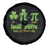 Funny Teacher St Patricks Day Spare Tire Cover Irish Math 3.14 Pi Shamrock Teacher Happy Day