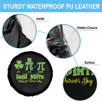 Funny Teacher St Patricks Day Spare Tire Cover Irish Math 3.14 Pi Shamrock Teacher Happy Day