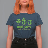 Funny Teacher St Patricks Day T Shirt For Women Irish Math 3.14 Pi Shamrock Teacher Happy Day - Wonder Print Shop