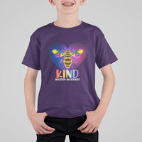 Autism Awareness Be Kind Bee Puzzle Autistic Care Support Kid T-Shirt - Wonder Print Shop