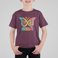 Choose To Include Autism Acceptance Spectrum Neurodiversity Kid T-Shirt - Wonder Print Shop
