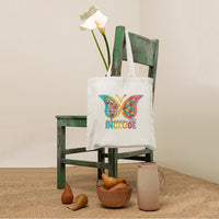 Choose To Include Autism Acceptance Spectrum Neurodiversity SPED Teacher Gift, Autism Awareness Tote Bag, Tote Bag - Wonder Print Shop