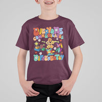 Everyone Communicates Differently Special Education Autism Kid T-Shirt - Wonder Print Shop