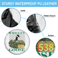 Funny Wrigley Goose Spare Tire Cover Section 538 Chicago