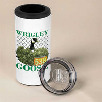 Funny Wrigley Goose 4 in 1 Can Cooler Tumbler Section 538 Chicago