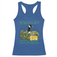 Funny Wrigley Goose Racerback Tank Top Section 538 Chicago
