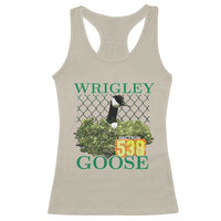Funny Wrigley Goose Racerback Tank Top Section 538 Chicago