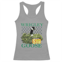Funny Wrigley Goose Racerback Tank Top Section 538 Chicago