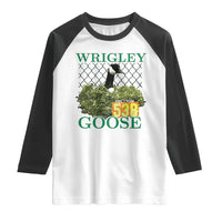 Funny Wrigley Goose Raglan Shirt Section 538 Chicago