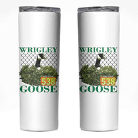 Funny Wrigley Goose Skinny Tumbler Section 538 Chicago