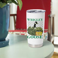 Funny Wrigley Goose Tumbler Cup Section 538 Chicago
