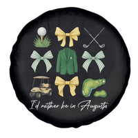 Funny Id Rather Be In Augusta Coquette Golfer Spare Tire Cover Georgia Golf Traditions Golfing Fan Aesthetic