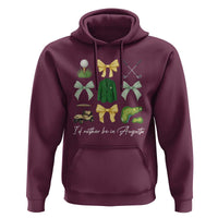 Funny Id Rather Be In Augusta Coquette Golfer Hoodie Georgia Golf Traditions Golfing Fan Aesthetic