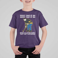 Just Tap It In Funny Golfer T Shirt For Kid Tappy Tap Taparoo Putting Golfing Humor Retro Golf Lover