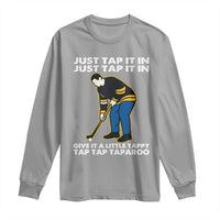 Just Tap It In Funny Golfer Long Sleeve Shirt Tappy Tap Taparoo Putting Golfing Humor Retro Golf Lover