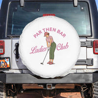 Par Then Bar Ladies Club Vintage Spare Tire Cover Retro Womens Golfing 19th Hole Humor Preppy Country
