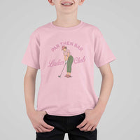 Par Then Bar Ladies Club Vintage T Shirt For Kid Retro Womens Golfing 19th Hole Humor Preppy Country