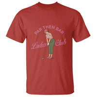 Par Then Bar Ladies Club Vintage T Shirt Retro Womens Golfing 19th Hole Humor Preppy Country