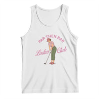 Par Then Bar Ladies Club Vintage Tank Top Retro Womens Golfing 19th Hole Humor Preppy Country