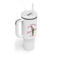 Par Then Bar Ladies Club Vintage Tumbler With Handle Retro Womens Golfing 19th Hole Humor Preppy Country