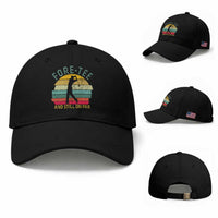 Fore-Tee And Still On Par Funny 40th Birthday Golf Baseball Cap Milestone Birthday Gift for Golfers Retro Sporty