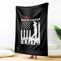 Golf Of America Patriotic USA Flag Throw Blanket Funny Golfing Pun American Sports Gift for Patriotic Golfers n Dads