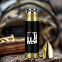 Golf Of America Patriotic USA Flag Bullet Tumbler Funny Golfing Pun American Sports Gift for Patriotic Golfers n Dads