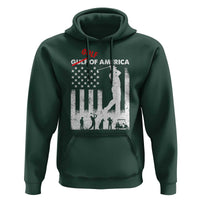 Golf Of America Patriotic USA Flag Hoodie Funny Golfing Pun American Sports Gift for Patriotic Golfers n Dads