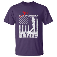 Golf Of America Patriotic USA Flag T Shirt Funny Golfing Pun American Sports Gift for Patriotic Golfers n Dads