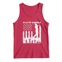 Golf Of America Patriotic USA Flag Tank Top Funny Golfing Pun American Sports Gift for Patriotic Golfers n Dads