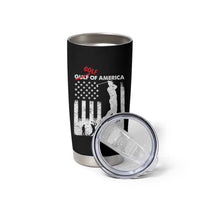 Golf Of America Patriotic USA Flag Tumbler Cup Funny Golfing Pun American Sports Gift for Patriotic Golfers n Dads