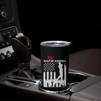 Golf Of America Patriotic USA Flag Tumbler Cup Funny Golfing Pun American Sports Gift for Patriotic Golfers n Dads