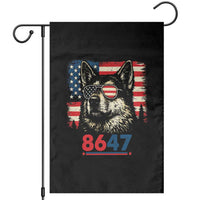 Vintage Patriotic German Shepherd 1776 Graphic Garden Flag American Flag Sunglasses Cool Dog 4th of July Distressed