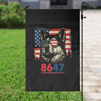 Vintage Patriotic German Shepherd 1776 Graphic Garden Flag American Flag Sunglasses Cool Dog 4th of July Distressed