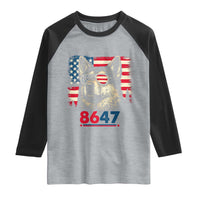 Vintage Patriotic German Shepherd 1776 Graphic Raglan Shirt American Flag Sunglasses Cool Dog 4th of July Distressed