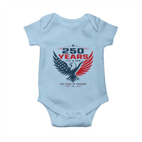 250 Years of Freedom Commemorative Patriotic Eagle Baby Onesie Majestic American Flag Winged Eagle 1776 to 2026 Semiquincentennial