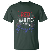 Funny 4th Of July T Shirt Red White And Boujee Fireworks Retro America - Wonder Print Shop