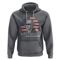 George Washington Hoodie Suck it England Funny Patriotic Saying 1776 4th of July US Flag - Wonder Print Shop