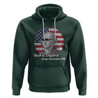 George Washington Hoodie Suck it England Funny Patriotic Saying 1776 4th of July US Flag - Wonder Print Shop