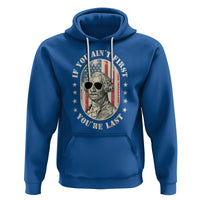 George Washington Hoodie If You Ain't First You're Last Funny 4th Of July Retro Vintage - Wonder Print Shop