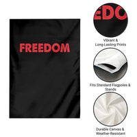 I'm Freedom Matching Couple Garden Flag Funny Patriotic Red White and Blue 4th of July