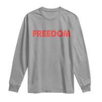 I'm Freedom Matching Couple Long Sleeve Shirt Funny Patriotic Red White and Blue 4th of July