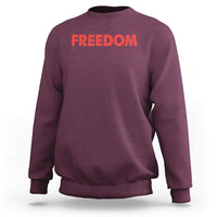 I'm Freedom Matching Couple Sweatshirt Funny Patriotic Red White and Blue 4th of July