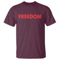 I'm Freedom Matching Couple T Shirt Funny Patriotic Red White and Blue 4th of July