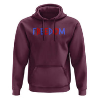 I'm Freedom Americana Matching Couple Hoodie Funny Patriotic Red White and Blue 4th of July