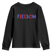 I'm Freedom Americana Matching Couple Youth Sweatshirt Funny Patriotic Red White and Blue 4th of July