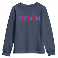 I'm Freedom Americana Matching Couple Youth Sweatshirt Funny Patriotic Red White and Blue 4th of July