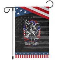 St Michael Defend America Archangel Graphic Patriotic Garden Flag Christian Faith